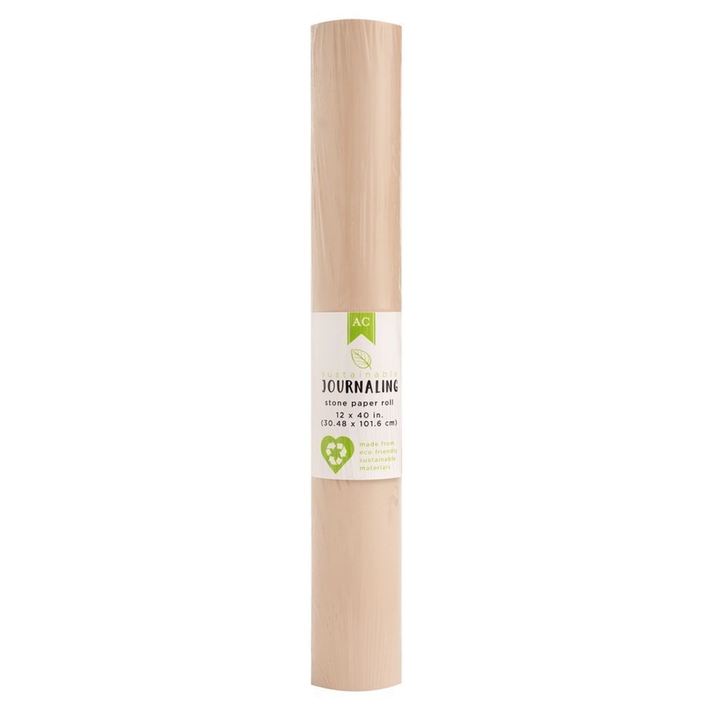 AC Sustainable Journaling Stone‎ Paper Roll 12 X 40 in ***NEW IN PLASTIC***